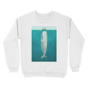 Alternative view of The Whale - Full Length Unisex Crewneck Sweatshirt