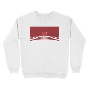 Alternative view of The White Stripes Wide Unisex Crewneck Sweatshirt
