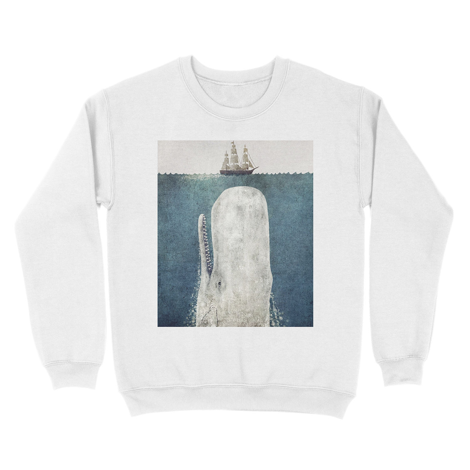 The White Whale Unisex Crewneck Sweatshirt - Image 2
