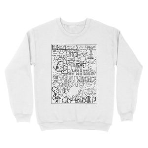 Alternative view of The Wicked Witch of the East Bro Hand Lettered Unisex Crewneck Sweatshirt