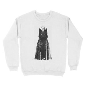 Alternative view of The Wolf King Unisex Crewneck Sweatshirt