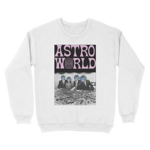 Alternative view of the wrld Unisex Crewneck Sweatshirt