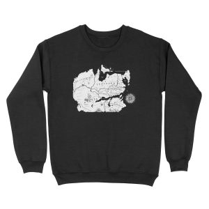 Thedas Map Unisex Crewneck Sweatshirt