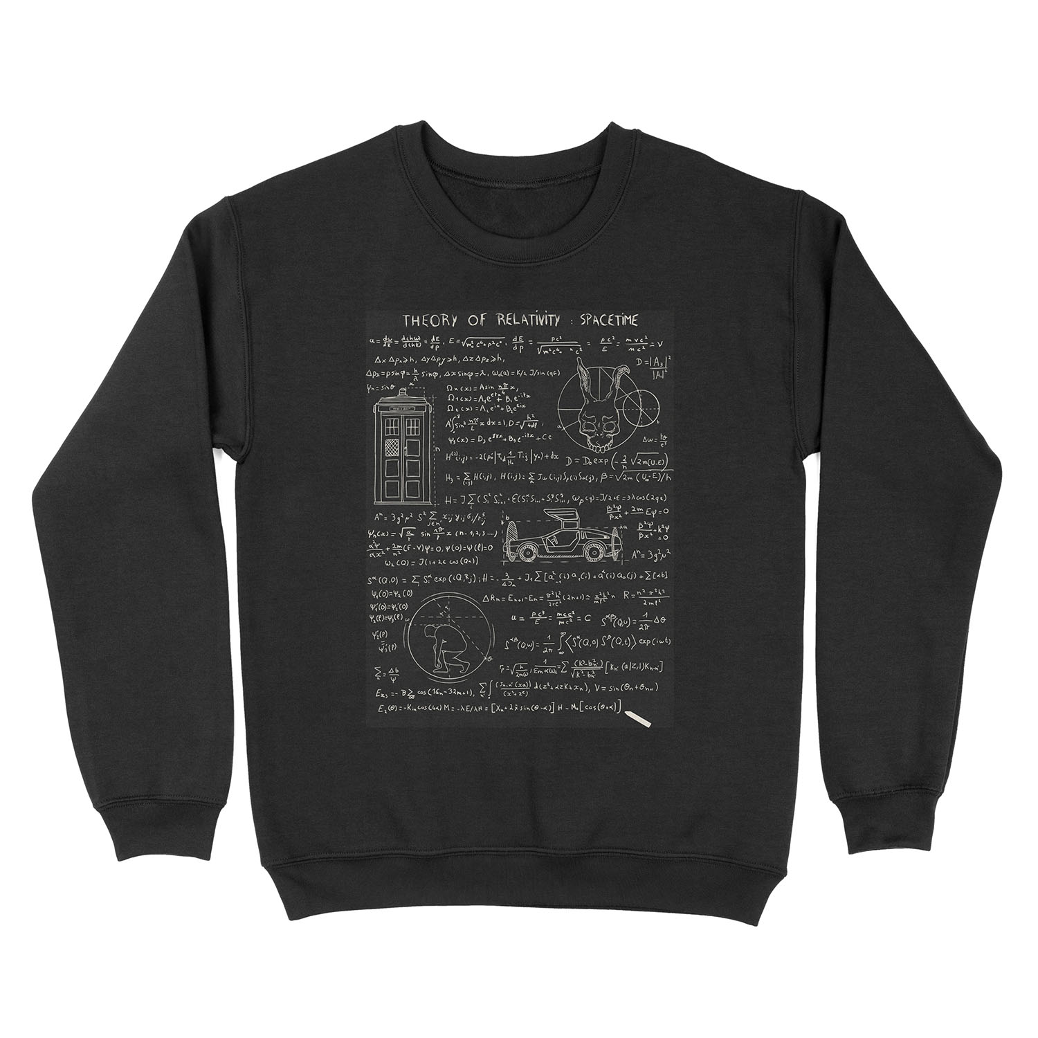Theory of relativity : spacetime Unisex Crewneck Sweatshirt