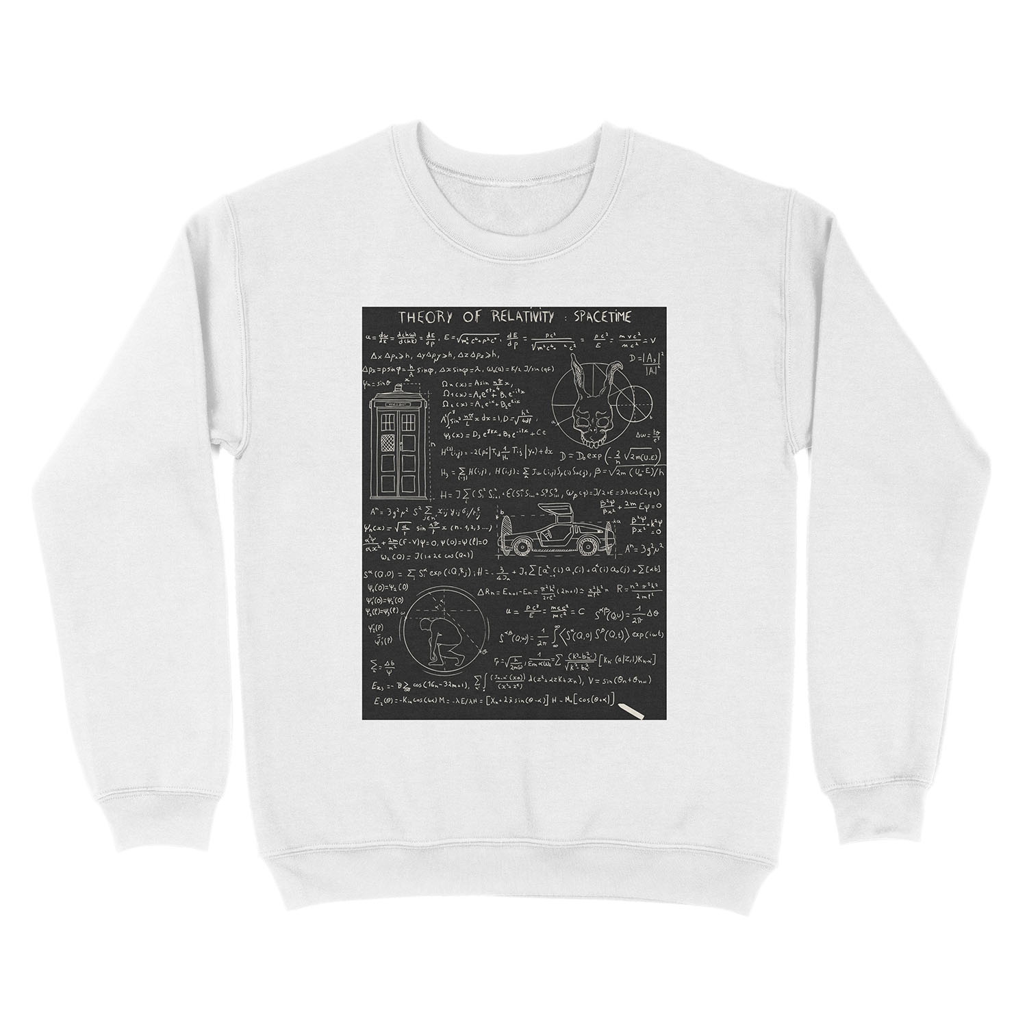 Theory of relativity : spacetime Unisex Crewneck Sweatshirt - Image 2