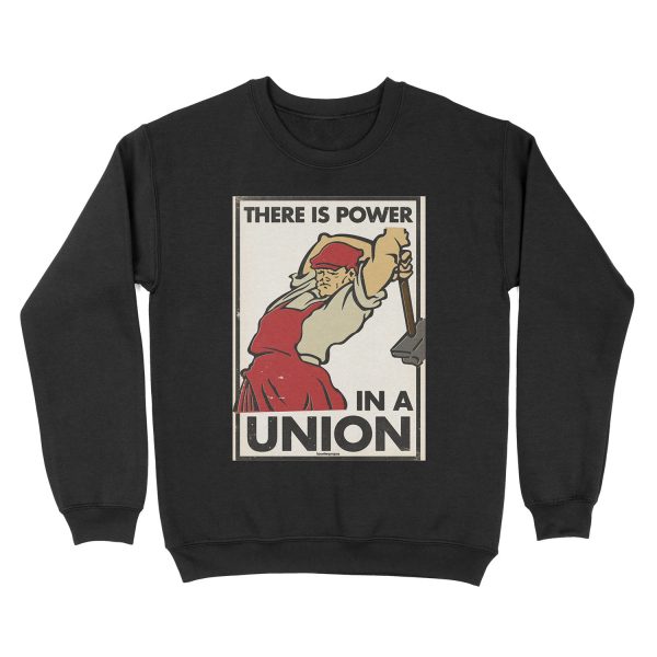 There Is Power in a Union (Vector Recreation) Unisex Crewneck Sweatshirt