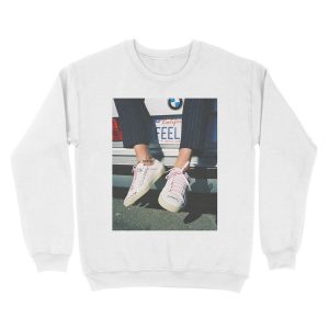 Alternative view of thick and thin Unisex Crewneck Sweatshirt