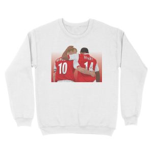 Alternative view of Thierry Henry & Dennis Bergkamp Unisex Crewneck Sweatshirt