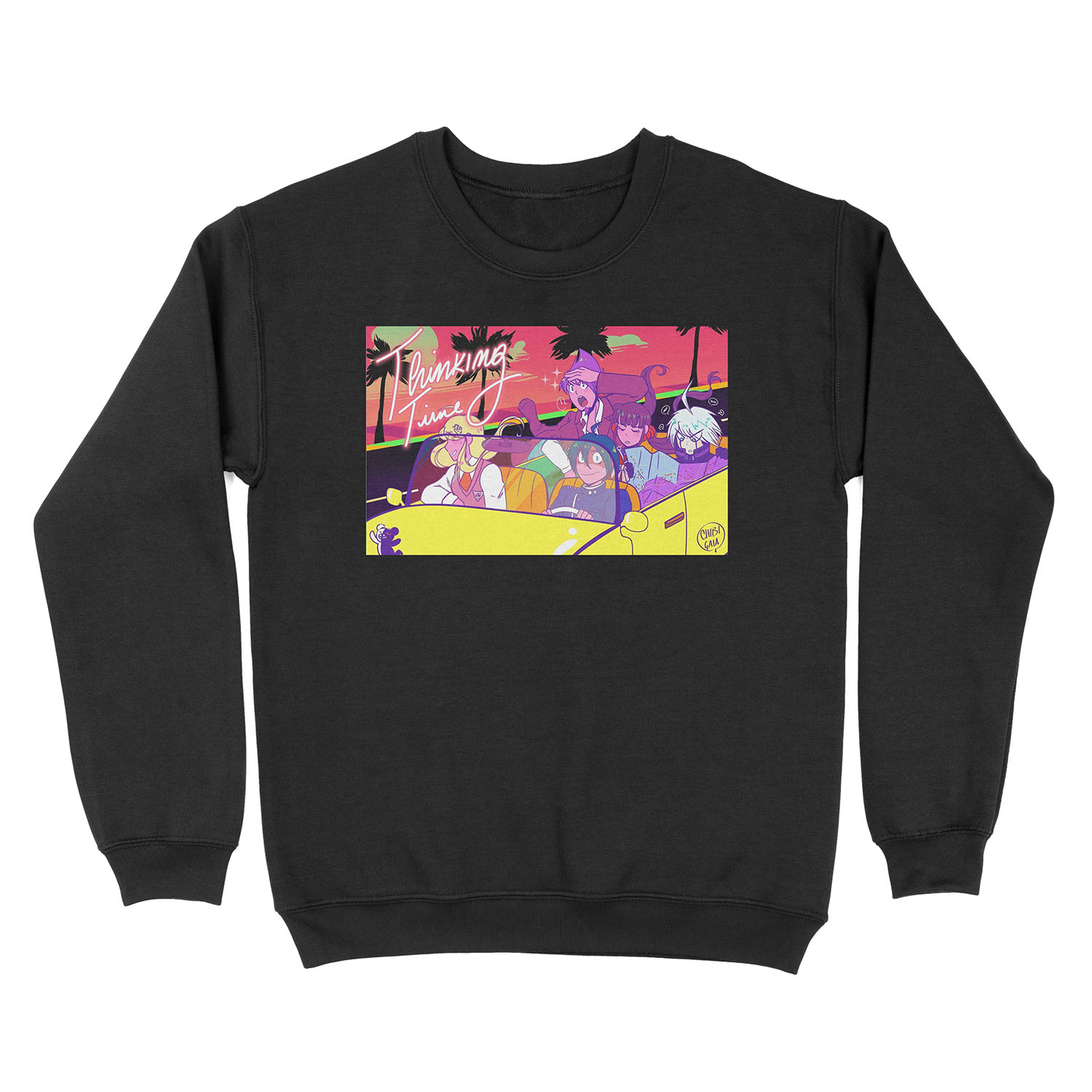 Thinking time! ... with friends Unisex Crewneck Sweatshirt