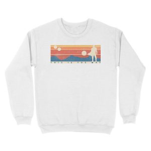 Alternative view of This is the Way Retro Unisex Crewneck Sweatshirt
