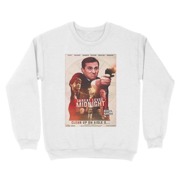 Threat Level Midnight Unisex Crewneck Sweatshirt - Image 2