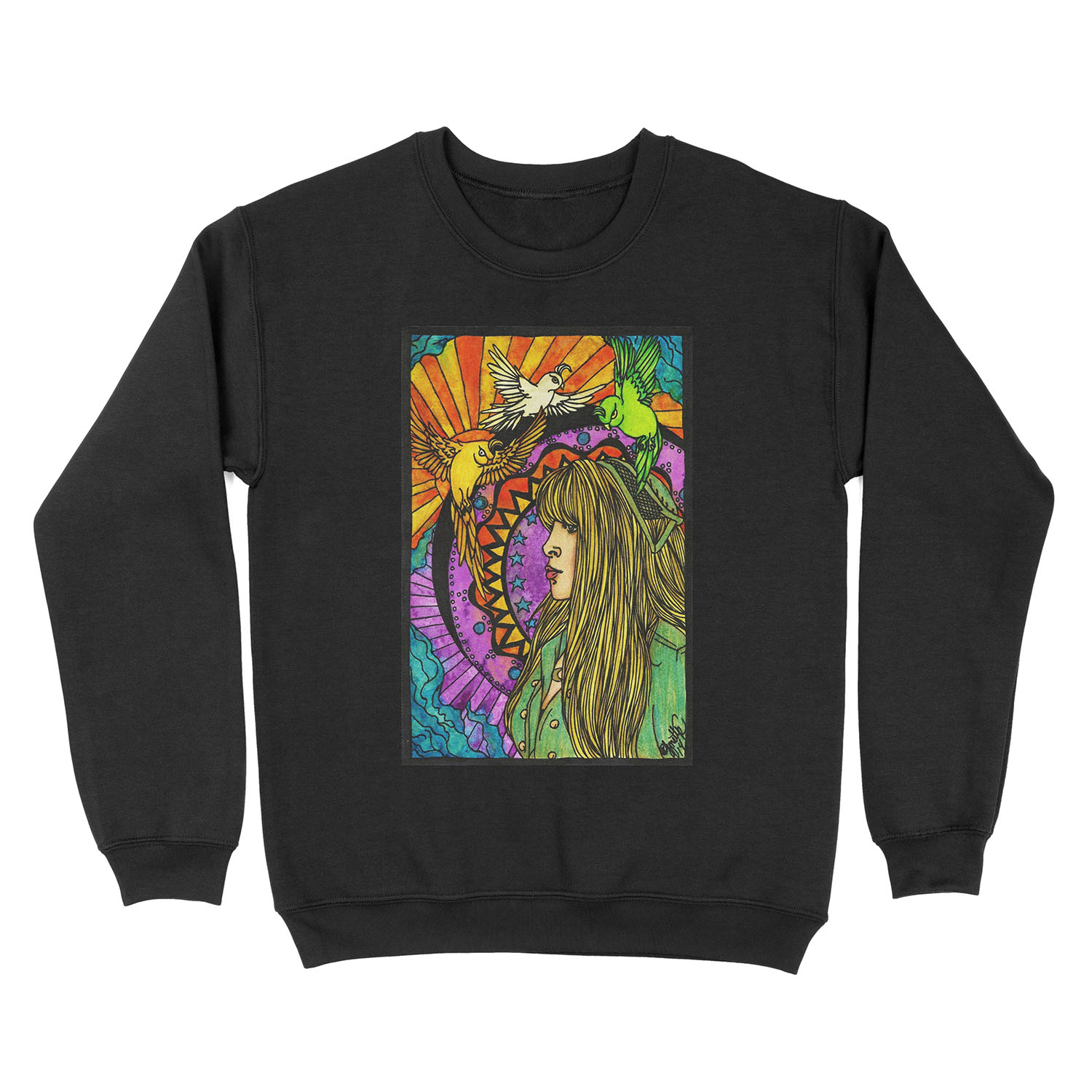 Three Birds of Rhiannon Unisex Crewneck Sweatshirt