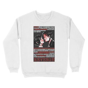 Alternative view of Three Cheers For Sweet Revenge graphic poster Unisex Crewneck Sweatshirt