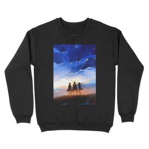 Three players of AOT Unisex Crewneck Sweatshirt