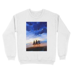 Alternative view of Three players of AOT Unisex Crewneck Sweatshirt