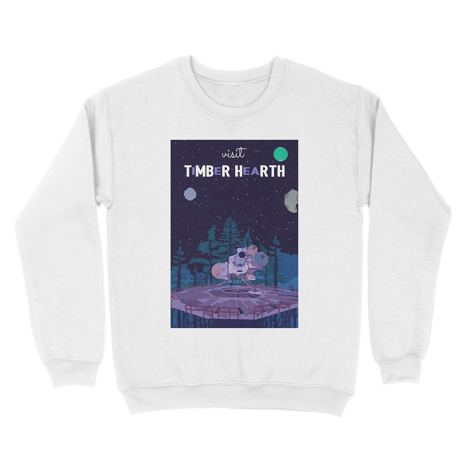 Timber Hearth Travel Unisex Crewneck Sweatshirt - Image 2