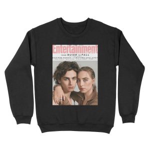 Timothee Chalamet x Saoirse Ronan Magazine Unisex Crewneck Sweatshirt