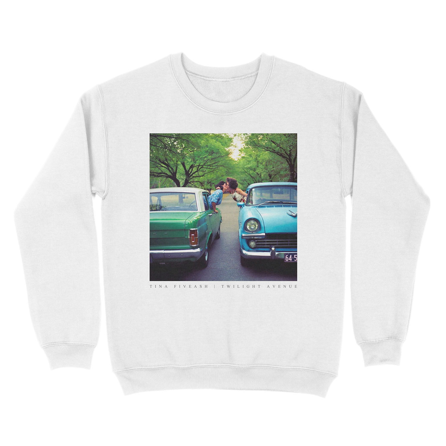 Tina FiveAsh, "Twilight Avenue" 1997 (reproduction poster) Unisex Crewneck Sweatshirt - Image 2