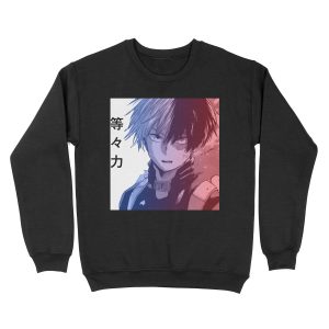 Todoroki Boku no hero academia BHA Unisex Crewneck Sweatshirt