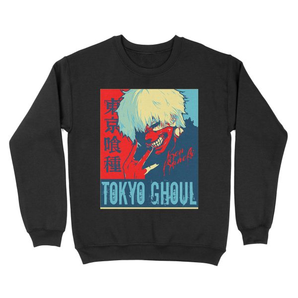 Tokyo Ghoul Ken Kaneki Name Dripping Unisex Crewneck Sweatshirt