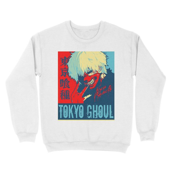 Tokyo Ghoul Ken Kaneki Name Dripping Unisex Crewneck Sweatshirt - Image 2