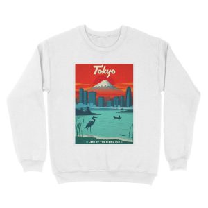 Alternative view of Tokyo Sunset Unisex Crewneck Sweatshirt