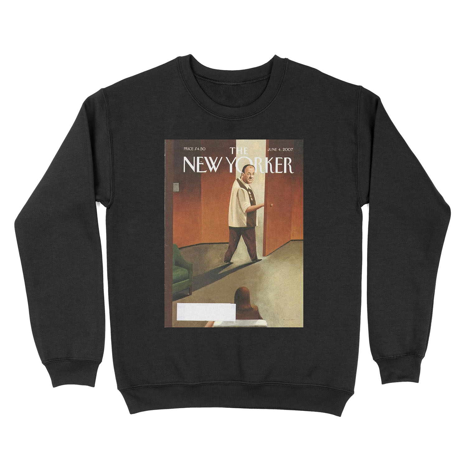TONY SOPRANO NEW YORKER COVER Unisex Crewneck Sweatshirt