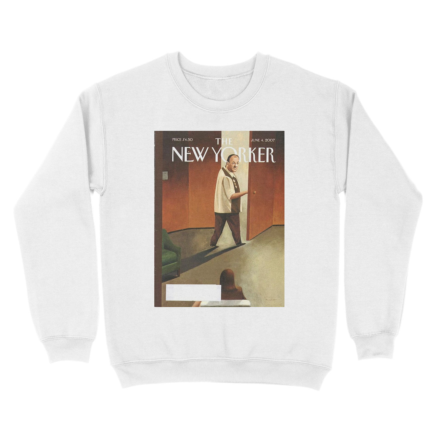 TONY SOPRANO NEW YORKER COVER Unisex Crewneck Sweatshirt - Image 2