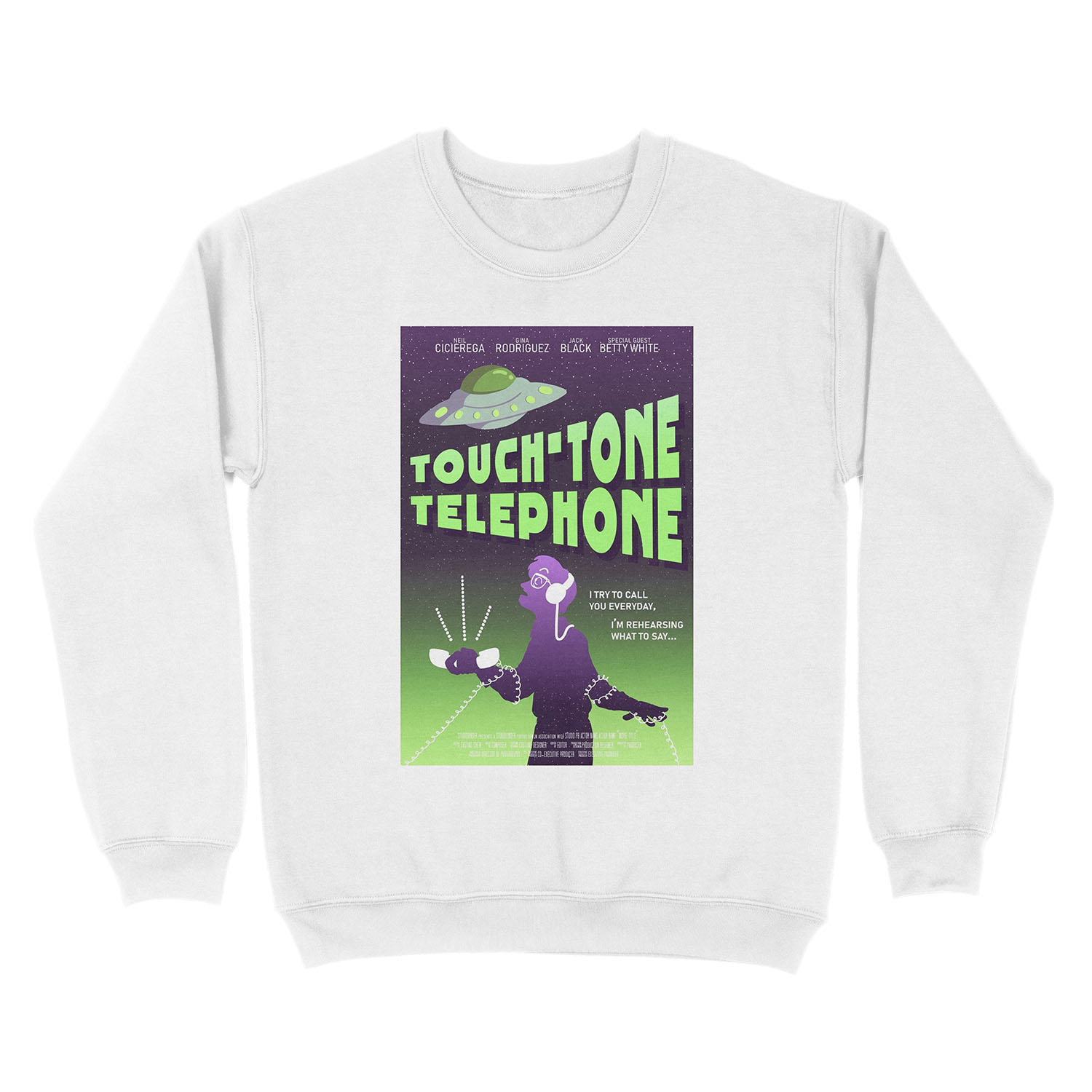 Touch-Tone Telephone Unisex Crewneck Sweatshirt - Image 2