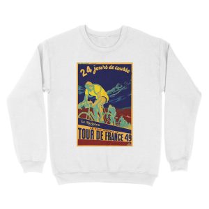 Alternative view of TOUR DE FRANCE; Vintage Bicycle Race Advertisment Unisex Crewneck Sweatshirt