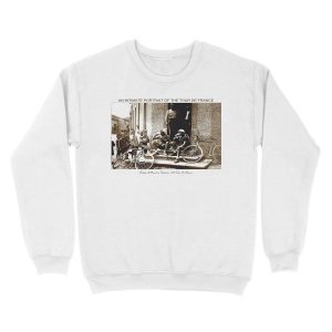 Alternative view of TOUR DE FRANCE; Vintage Taking A Break Print Unisex Crewneck Sweatshirt