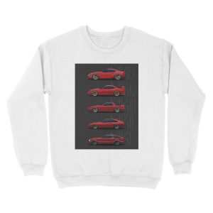 Alternative view of Toyota Supra Generations Unisex Crewneck Sweatshirt