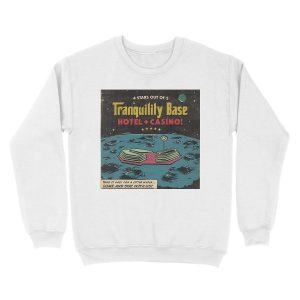 Alternative view of Tranquility Base Unisex Crewneck Sweatshirt