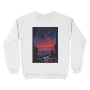 Alternative view of Trappist 1 -- Space Travel Unisex Crewneck Sweatshirt