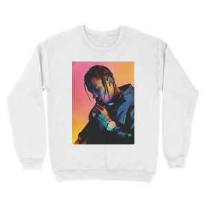Alternative view of Trav Astro Unisex Crewneck Sweatshirt