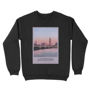 Travel to London Unisex Crewneck Sweatshirt