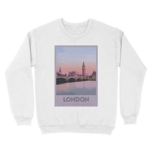 Alternative view of Travel to London Unisex Crewneck Sweatshirt
