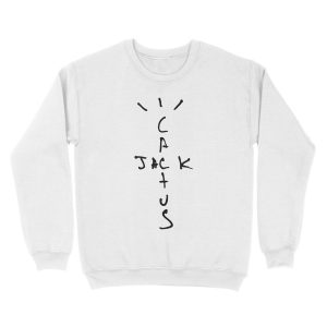 Alternative view of Travis Scott - Cactus Jack Black Unisex Crewneck Sweatshirt