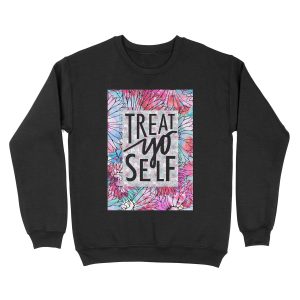 Treat Yo Self Parks and Recreation Unisex Crewneck Sweatshirt