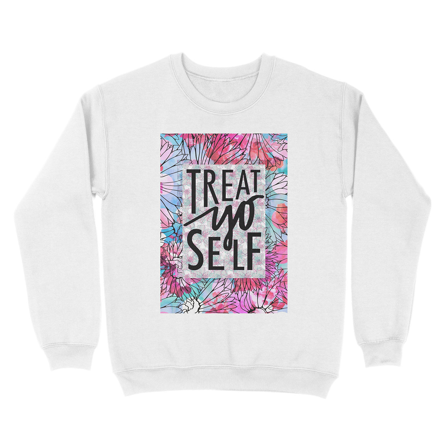 Treat Yo Self Parks and Recreation Unisex Crewneck Sweatshirt - Image 2