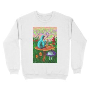 Alternative view of trippy Unisex Crewneck Sweatshirt
