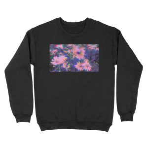Trippy Flowers Unisex Crewneck Sweatshirt