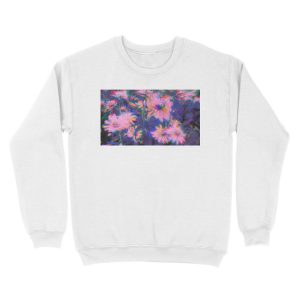 Alternative view of Trippy Flowers Unisex Crewneck Sweatshirt