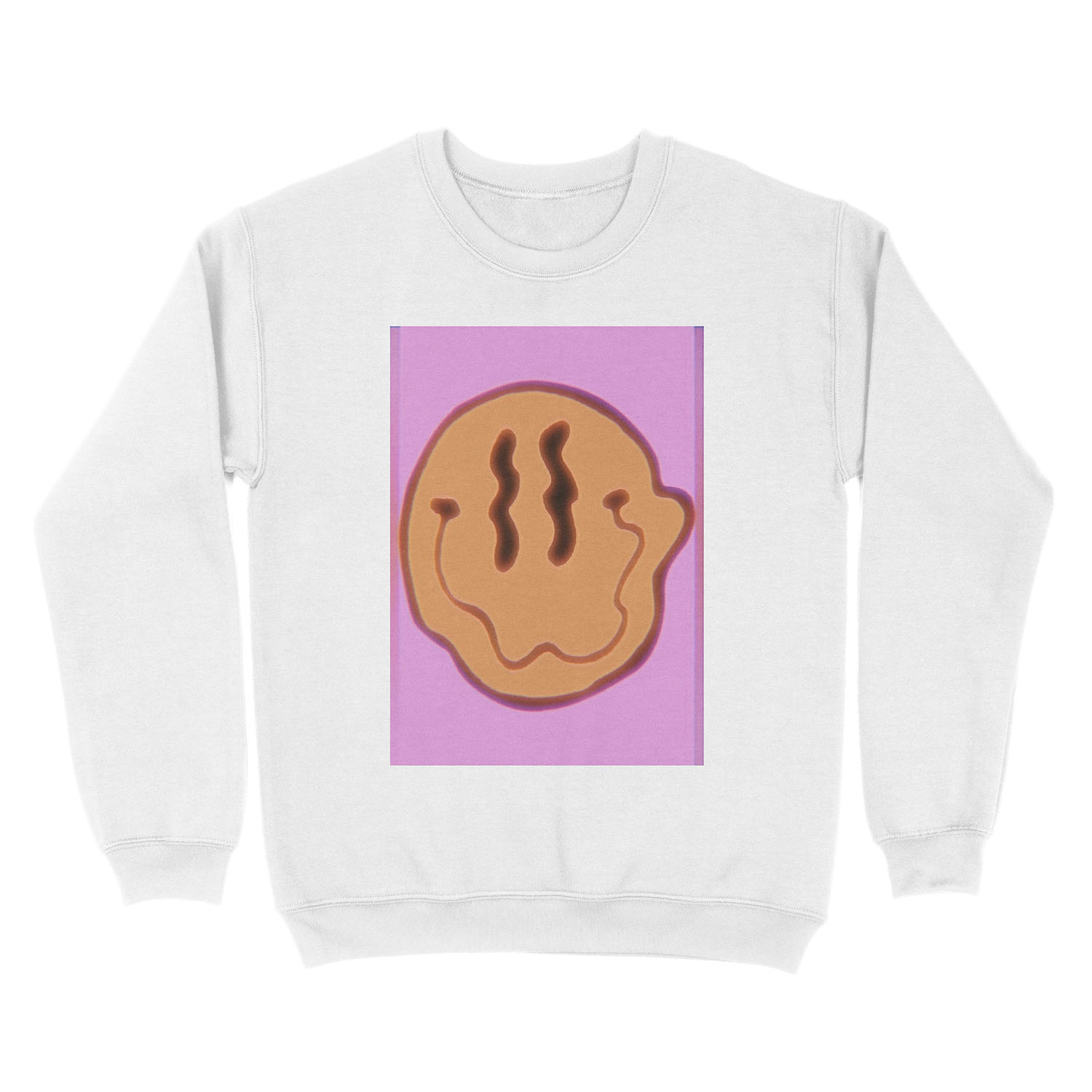 trippy smiley Unisex Crewneck Sweatshirt - Image 2