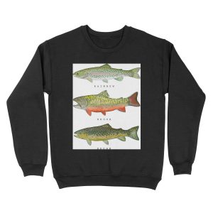 Trout Triad Unisex Crewneck Sweatshirt