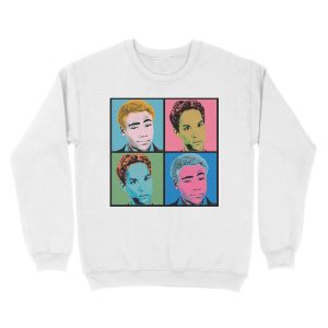 Alternative view of Troy and Abed Warhol Unisex Crewneck Sweatshirt