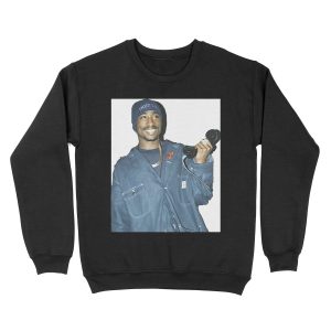 Tupac simple photo Unisex Crewneck Sweatshirt