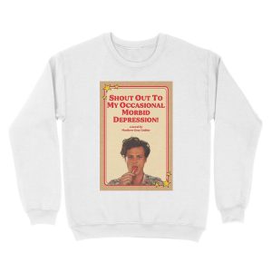 Alternative view of tweet made book - mgg Unisex Crewneck Sweatshirt