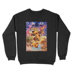 TY the Tasmanian Tiger 2: Bush Rescue HD Unisex Crewneck Sweatshirt