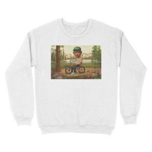 Alternative view of Tyler Bike Unisex Crewneck Sweatshirt